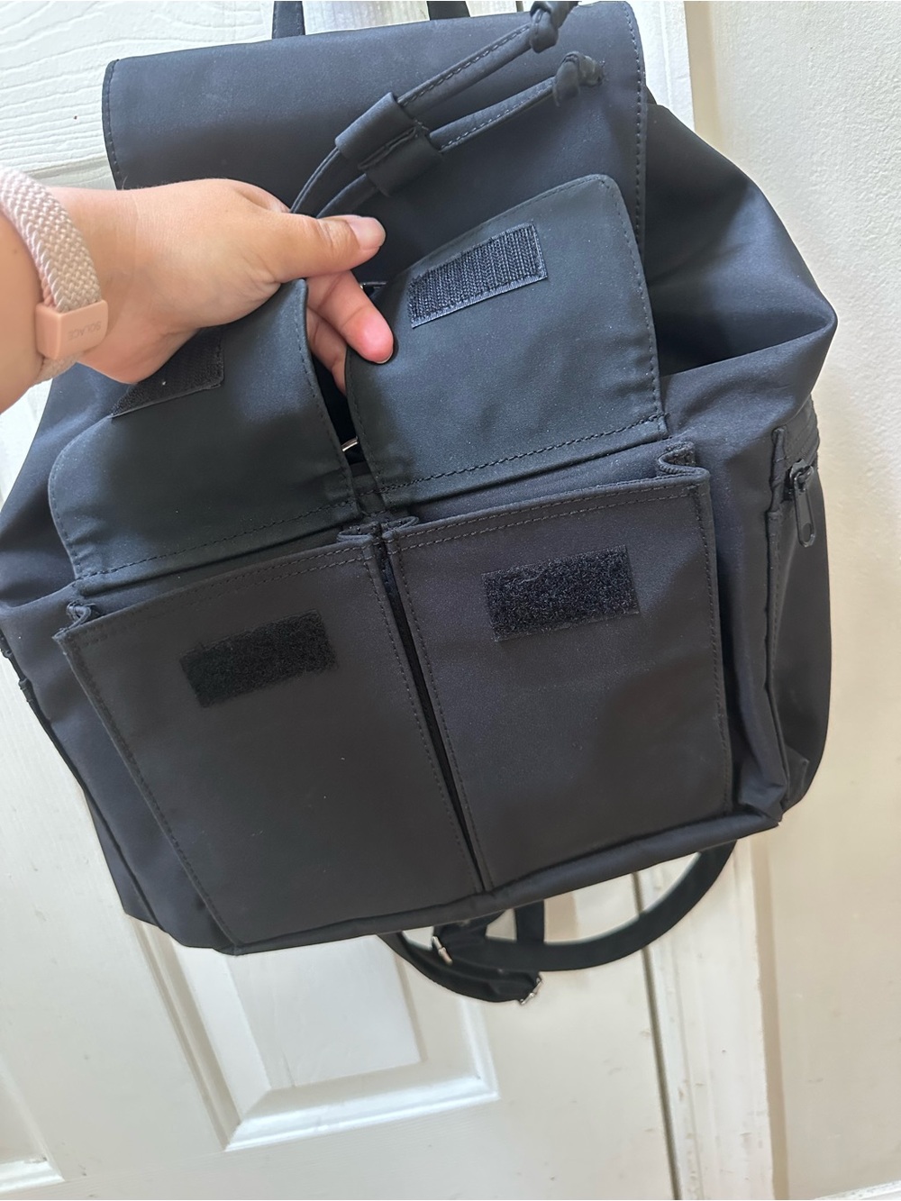 Prada Black Nylon Backpack with Silver Hardware - Picture 3 of 11